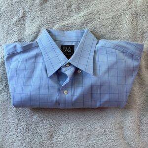 Blue Striped Jos. A. Bank Dress Shirt